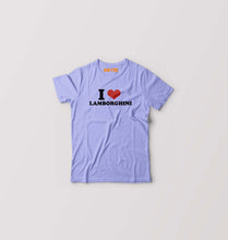 Load image into Gallery viewer, I LOVE LAMBORGHINI T-Shirt for Boy/Girl-Lavender-Ektarfa.online
