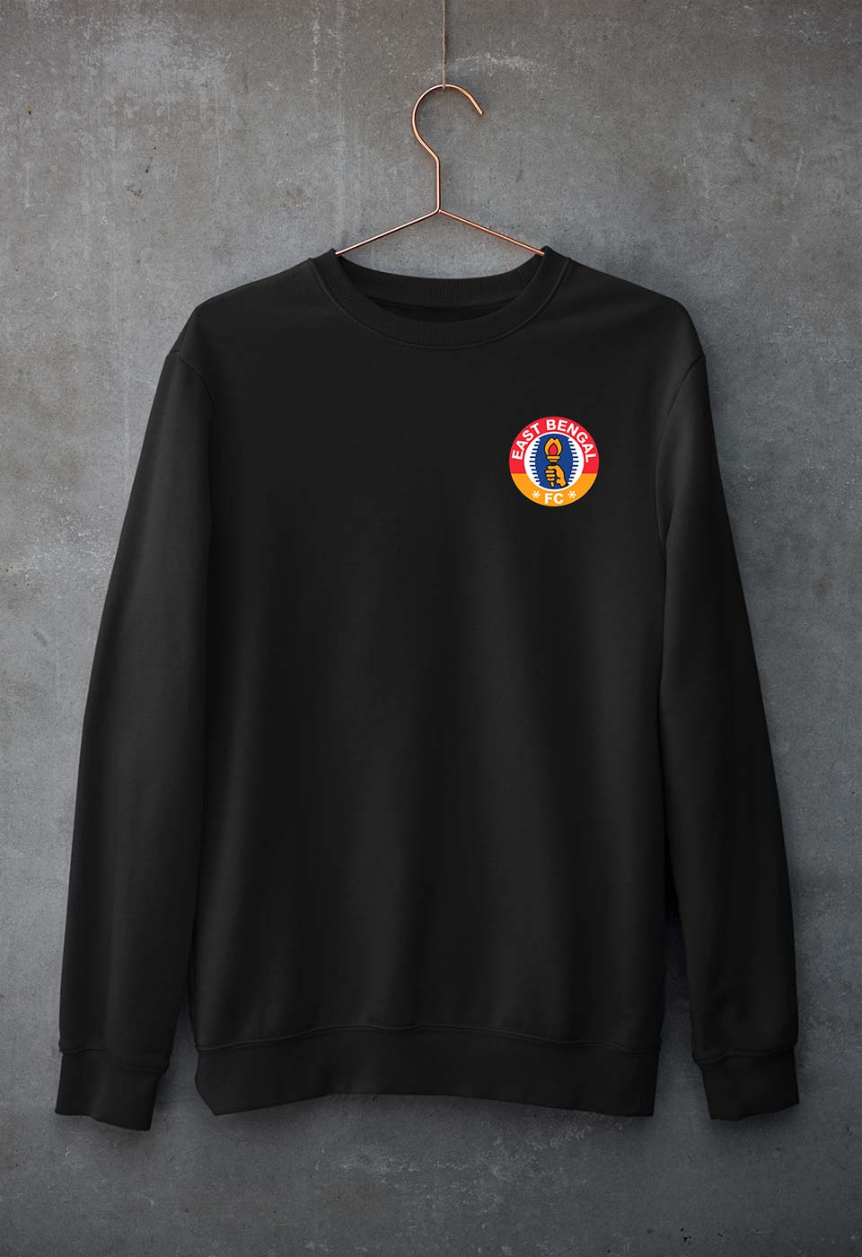 East Bengal FC Sweatshirt for Men/Women-Black-Ektarfa.online