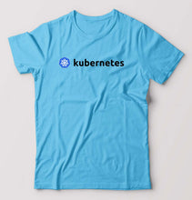 Load image into Gallery viewer, Kubernetes T-Shirt for Men-Light Blue-Ektarfa.online
