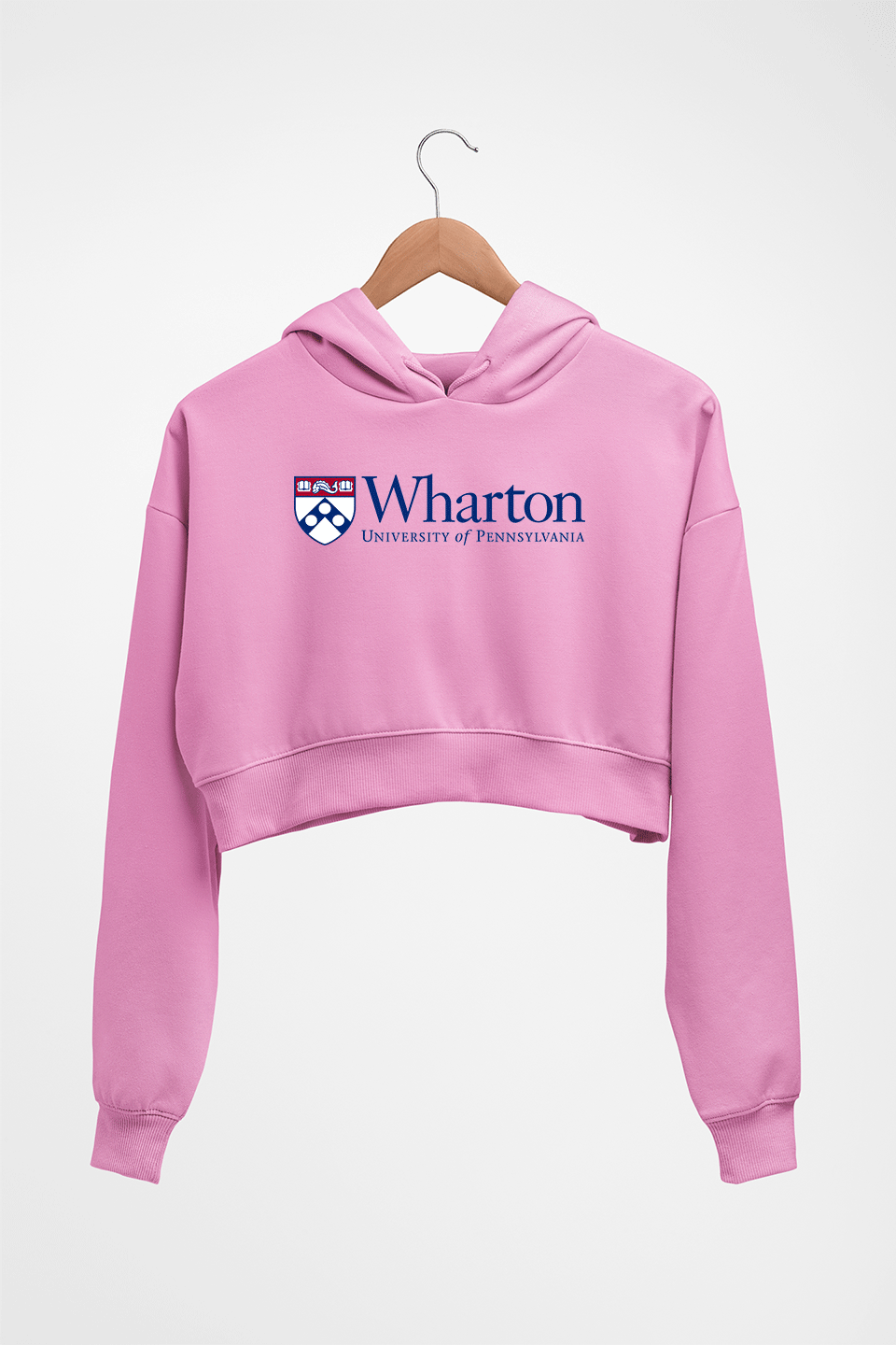 Wharton Crop HOODIE FOR WOMEN-Light Baby Pink-Ektarfa.online