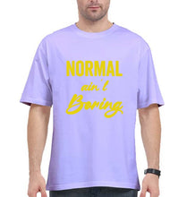 Load image into Gallery viewer, Normal Ain&#39;t Boring Oversized T-Shirt for Men-Lavender-Ektarfa.online

