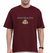 Load image into Gallery viewer, Maybach Oversized T-Shirt for Men-Maroon-Ektarfa.online

