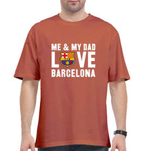 Load image into Gallery viewer, Love Barcelona Oversized T-Shirt for Men-Coral-Ektarfa.online
