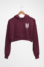 Load image into Gallery viewer, Who Dares Wins Balidaan Army Crop HOODIE FOR WOMEN-Maroon-Ektarfa.online
