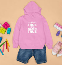 Load image into Gallery viewer, kurt angle it&#39;s true it&#39;s damn true Kids Hoodie for Boy/Girl-Light Baby Pink-Ektarfa.online

