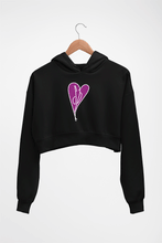 Load image into Gallery viewer, Smashing Pumpkins Crop HOODIE FOR WOMEN-Black-Ektarfa.online

