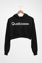 Load image into Gallery viewer, qualcomm Crop HOODIE FOR WOMEN-Black-Ektarfa.online
