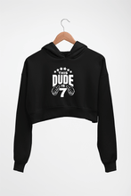 Load image into Gallery viewer, 7th Happy Birthday Crop HOODIE FOR WOMEN-Black-Ektarfa.online
