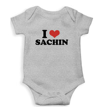 Load image into Gallery viewer, I LOVE SACHIN Romper For Baby Boy/Girl-Grey-Ektarfa.online
