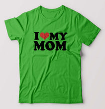 Load image into Gallery viewer, I LOVE MY MOM T-Shirt for Men-flag green-Ektarfa.online
