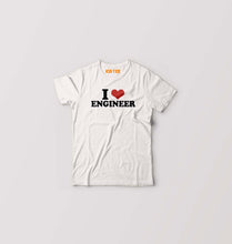 Load image into Gallery viewer, I LOVE ENGINEER T-Shirt for Boy/Girl-White-Ektarfa.online
