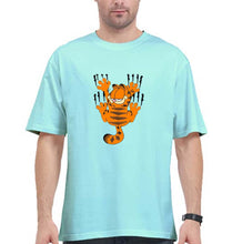 Load image into Gallery viewer, Garfield Oversized T-Shirt for Men-Mint-Ektarfa.online
