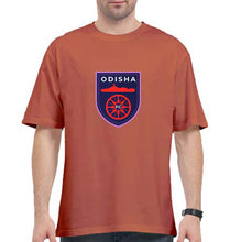 Load image into Gallery viewer, Odisha FC Oversized T-Shirt for Men-Coral-Ektarfa.online
