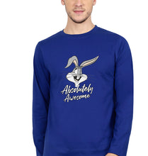 Load image into Gallery viewer, bugs bunny Full Sleeves T-Shirt for Men-royal blue-Ektarfa.online
