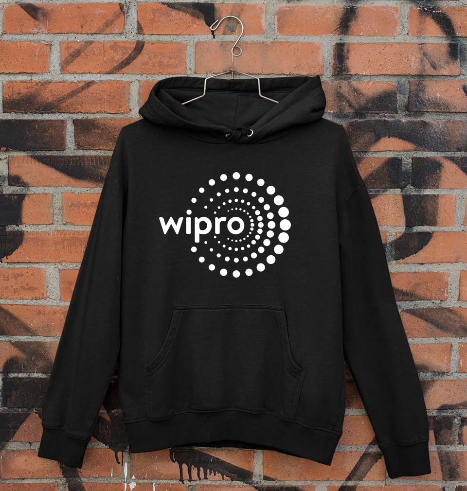 Wipro Unisex Hoodie for Men/Women-Black-Ektarfa.online