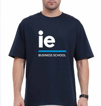 Load image into Gallery viewer, IE University Oversized T-Shirt for Men-Navy Blue-Ektarfa.online
