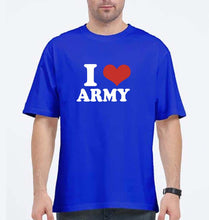 Load image into Gallery viewer, I Love Army Oversized T-Shirt for Men
