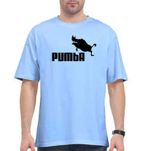 Load image into Gallery viewer, pumba Oversized T-Shirt for Men-Baby Blue-Ektarfa.online
