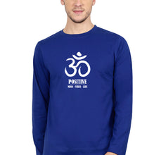 Load image into Gallery viewer, Om Full Sleeves T-Shirt for Men-royal blue-Ektarfa.online
