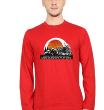 Load image into Gallery viewer, Ride Full Sleeves T-Shirt for Men-Red-Ektarfa.online
