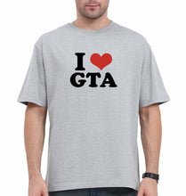 Load image into Gallery viewer, I LOVE GTA Oversized T-Shirt for Men
