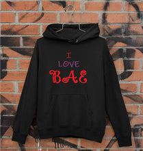 Load image into Gallery viewer, love BAE Unisex Hoodie for Men/Women-Black-Ektarfa.online
