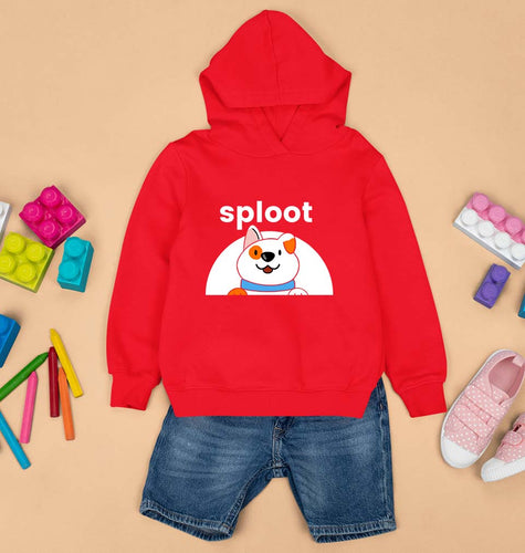 Sploot Kids Hoodie for Boy/Girl-Red-Ektarfa.online
