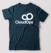 Load image into Gallery viewer, CloudOps T-Shirt for Men-Petrol Blue-Ektarfa.online
