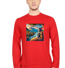 Load image into Gallery viewer, Tom and Jerry Full Sleeves T-Shirt for Men-red-Ektarfa.online
