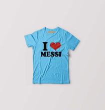 Load image into Gallery viewer, I LOVE MESSI T-Shirt for Boy/Girl-Light Blue-Ektarfa.online
