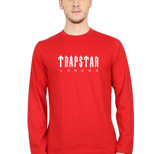Trapstar Full Sleeves T-Shirt for Men-red-Ektarfa.online