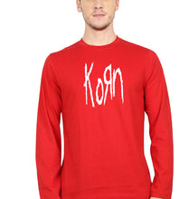 Load image into Gallery viewer, Korn Full Sleeves T-Shirt for Men-red-Ektarfa.online
