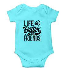 Load image into Gallery viewer, life is better with friends Kids Romper For Baby Boy/Girl
