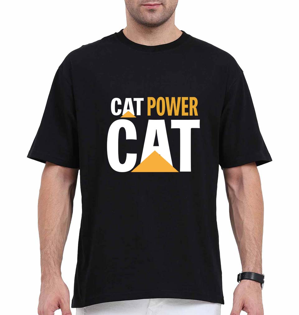 Cat Power Oversized T-Shirt for Men