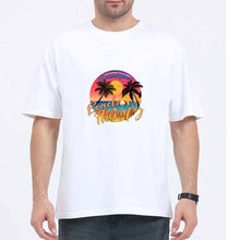 Load image into Gallery viewer, beach therapy Oversized T-Shirt for Men-White-Ektarfa.online
