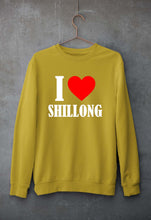 Load image into Gallery viewer, i love shillong Unisex Sweatshirt for Men/Women-Mustard Yellow-Ektarfa.online

