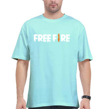 Load image into Gallery viewer, free fire Oversized T-Shirt for Men-Mint-Ektarfa.online
