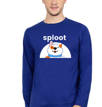 Load image into Gallery viewer, Sploot Full Sleeves T-Shirt for Men-royal blue-Ektarfa.online
