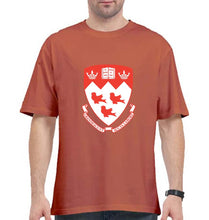 Load image into Gallery viewer, McGill University Oversized T-Shirt for Men-Coral-Ektarfa.online
