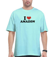 Load image into Gallery viewer, I LOVE AMAZON Oversized T-Shirt for Men
