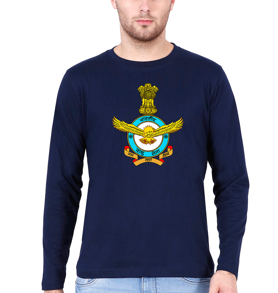 Indian Air Force Army Full Sleeves T-Shirt for Men