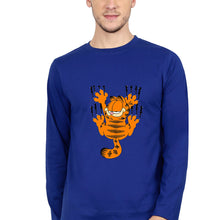Load image into Gallery viewer, Garfield Full Sleeves T-Shirt for Men-royal blue-Ektarfa.online
