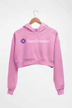 Load image into Gallery viewer, grant thornton Crop HOODIE FOR WOMEN-Light Baby Pink-Ektarfa.online
