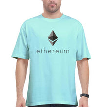 Load image into Gallery viewer, Ethereum Oversized T-Shirt for Men-Mint-Ektarfa.online
