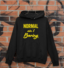 Load image into Gallery viewer, Normal Ain&#39;t Boring Unisex Hoodie for Men/Women-Black-Ektarfa.online
