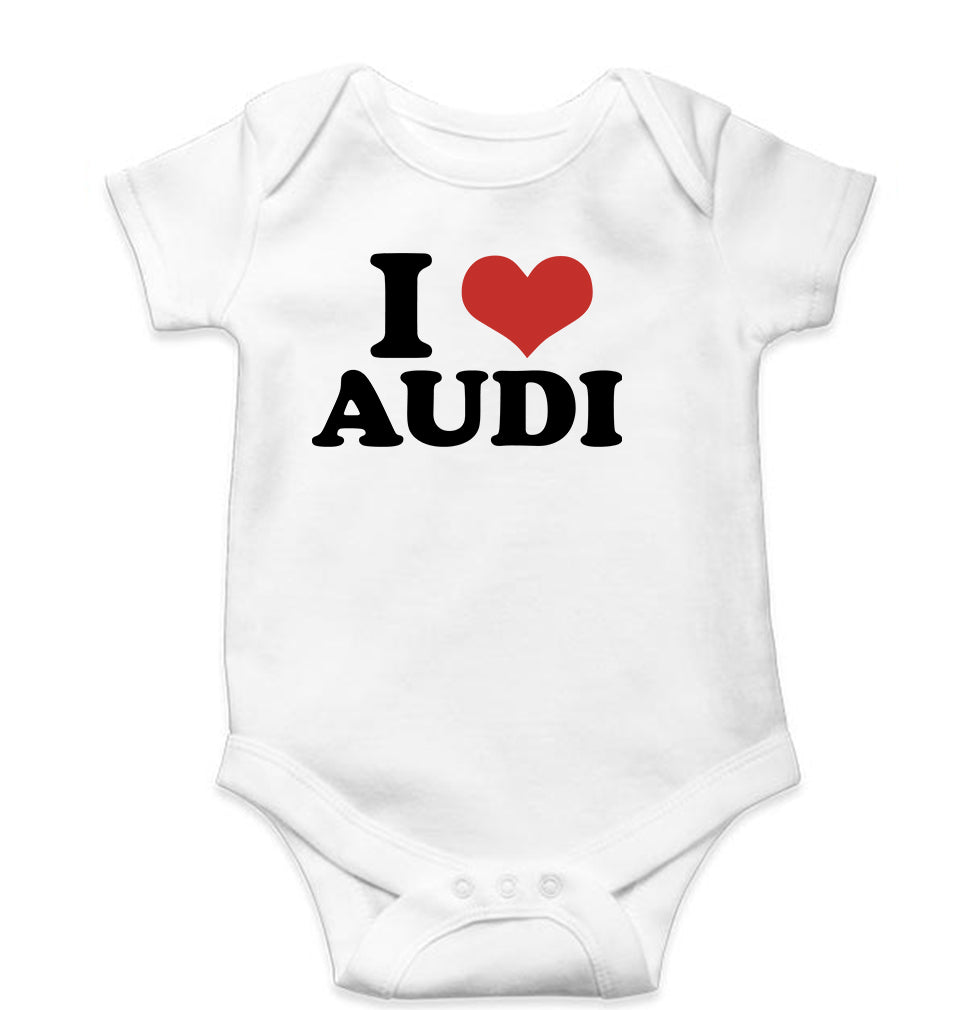 I LOVE AUDI Romper For Baby Boy/Girl-White-Ektarfa.online