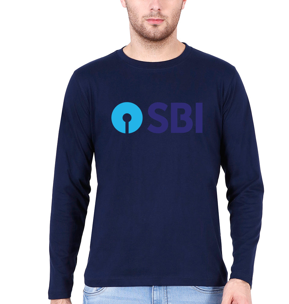 State Bank of India(SBI) Full Sleeves T-Shirt for Men
