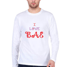 Load image into Gallery viewer, love BAE Full Sleeves T-Shirt for Men-White-Ektarfa.online
