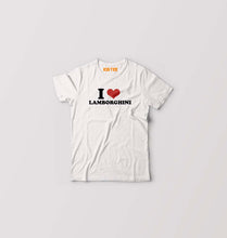 Load image into Gallery viewer, I LOVE LAMBORGHINI T-Shirt for Boy/Girl-White-Ektarfa.online
