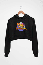 Load image into Gallery viewer, Fraggle Rock Crop HOODIE FOR WOMEN-Black-Ektarfa.online
